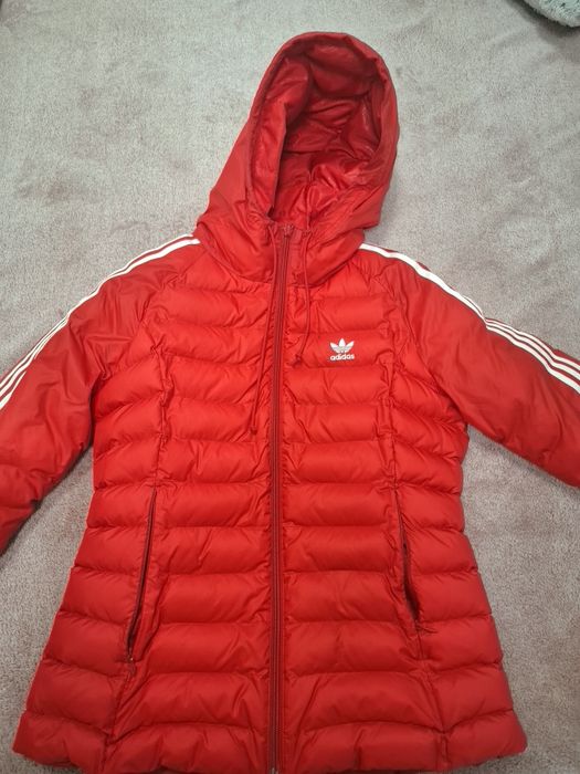 Adidas Slim Jacket - червено ново яке