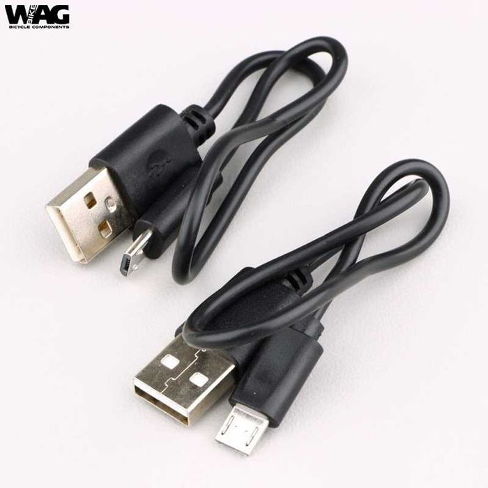 Комплект LED светлини за велосипед WagBike USB, Акумулаторни, Фар/Стоп