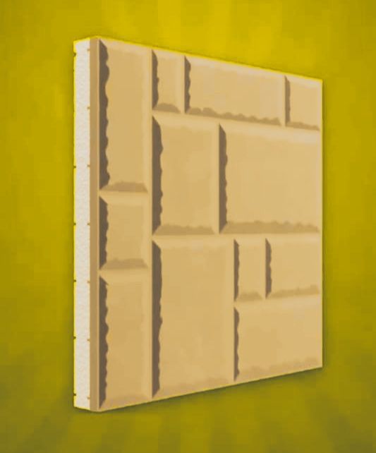 Брусчатка мозаика теплофасад