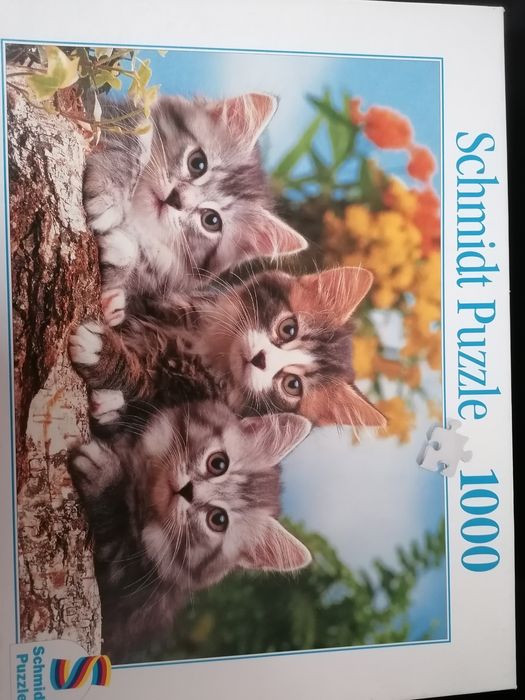 Puzzle pisicuțe 1000 piese complet