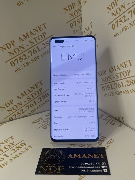 NDP Amanet Braila Huawei Nova 10 Pro( 45265)