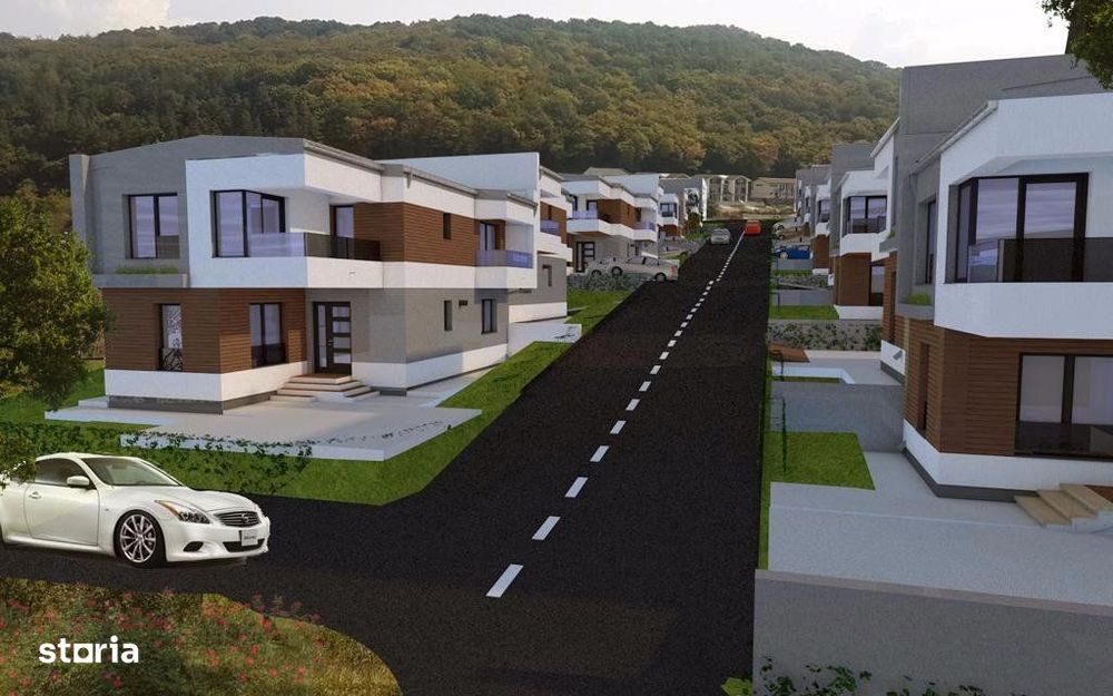 Duplex finisat pe 3 niveluri , 165 mp, ansamblu privat, zona Tauti !