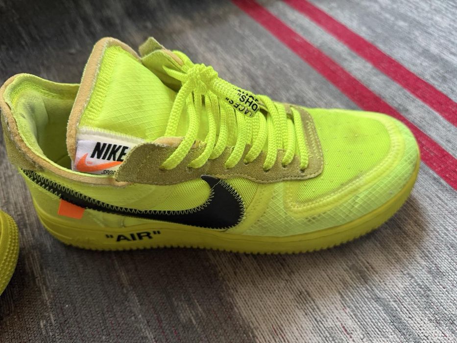 Nike Airforce 1 Low Off-White Volt