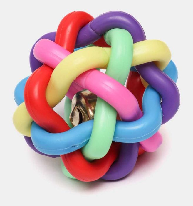 Весёлый мячик-колокольчик для котят и кошек!