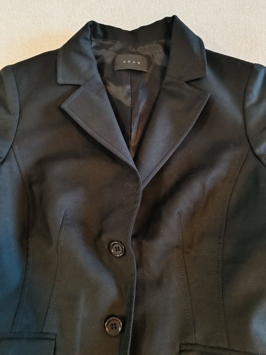 Blazer negru Koan-lână vergină