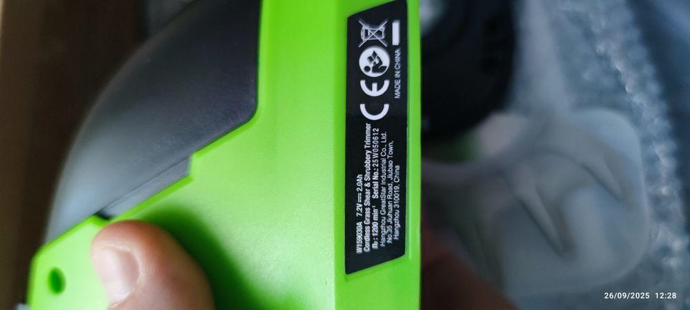 Foarfeca tuns iarba arbuști