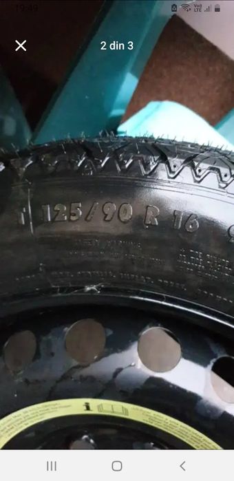 Roata de rezerva 125/90/R 16