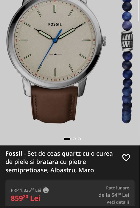 Ceas Fossil maro