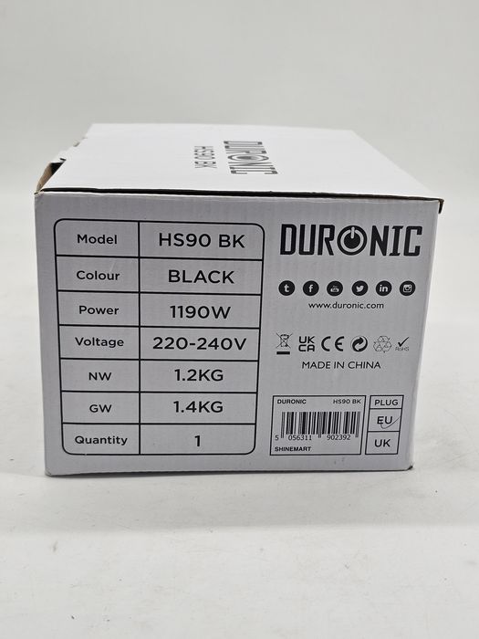 Fier de călcat cu abur vertical Duronic HS90 BK