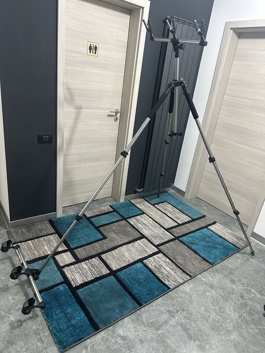 Rod Pod Tip Tripod pentru Pescuit Feeder & Crap – Stabil, Reglabil, cu Husă Inclusă