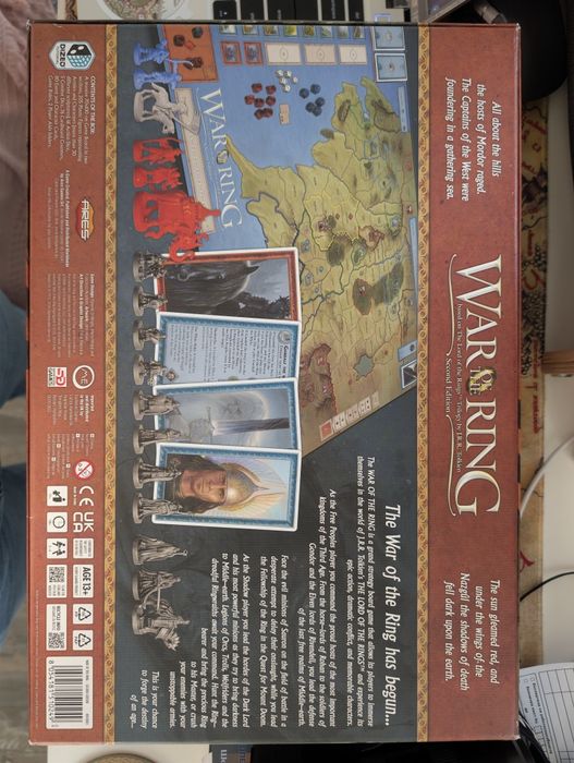 Продавам настолна игра war if the ring second edition - само разопакована!