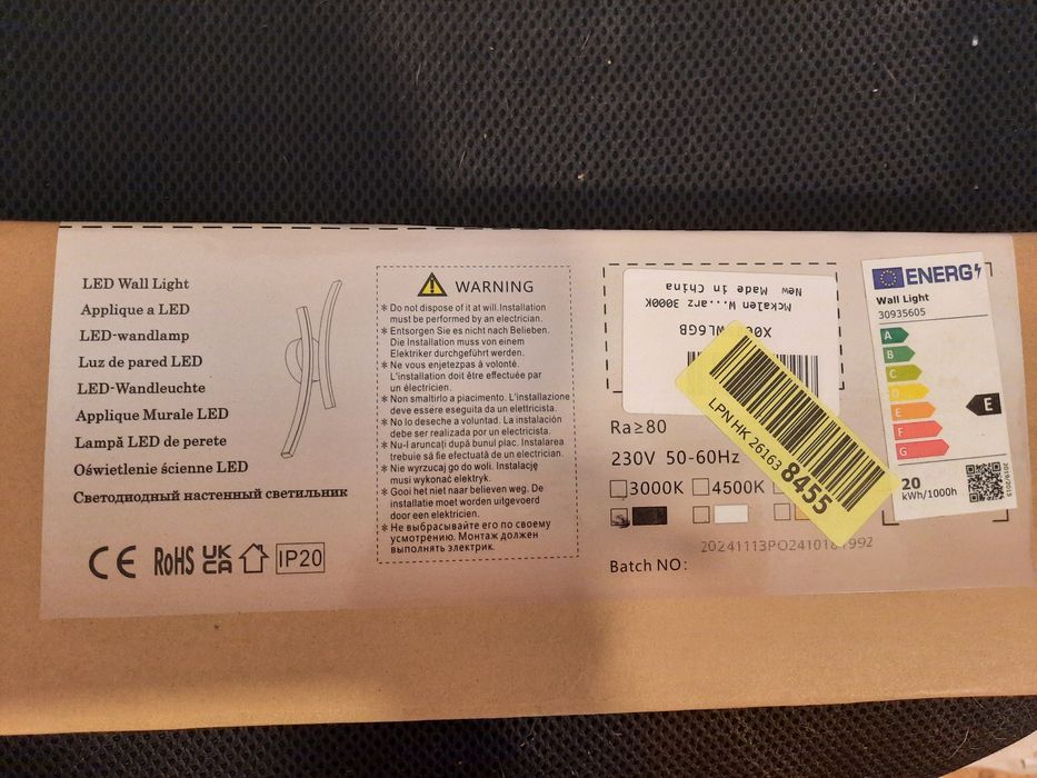 Lampa lustra aplica plafoniera led noua resigilata