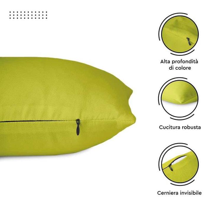 Декоративни калъфки за възглавници 2бр зелени 45 х 45см