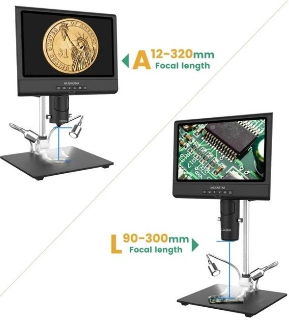 Цифровой Микроскоп 10 дюмовым