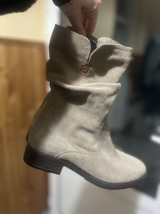 Боти от естествена кожа, Tamaris