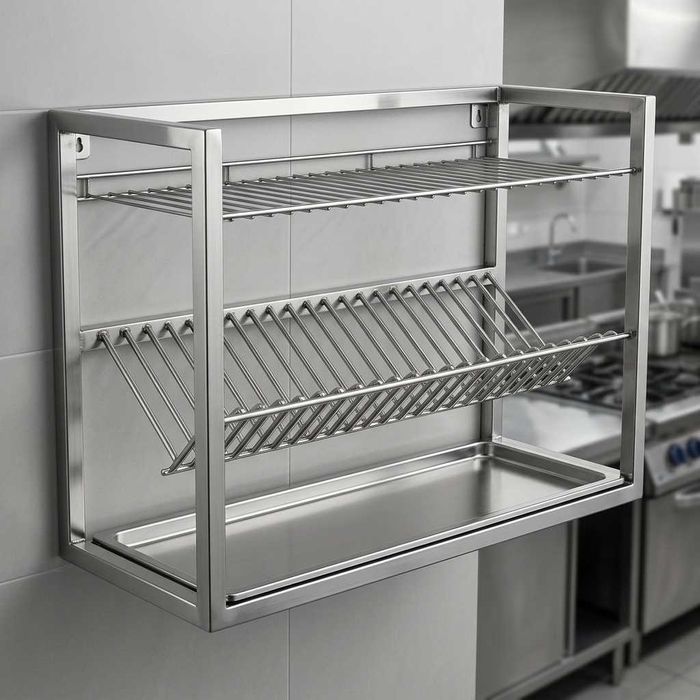 Oshxona uchun Nerjaveyka sushilka Сушилка для тарелок Нержавейка 32 та