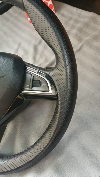 Volan Original Skoda Octavia 3 Facelift 2017+ DSG cu Padele | Stare Impecabilă