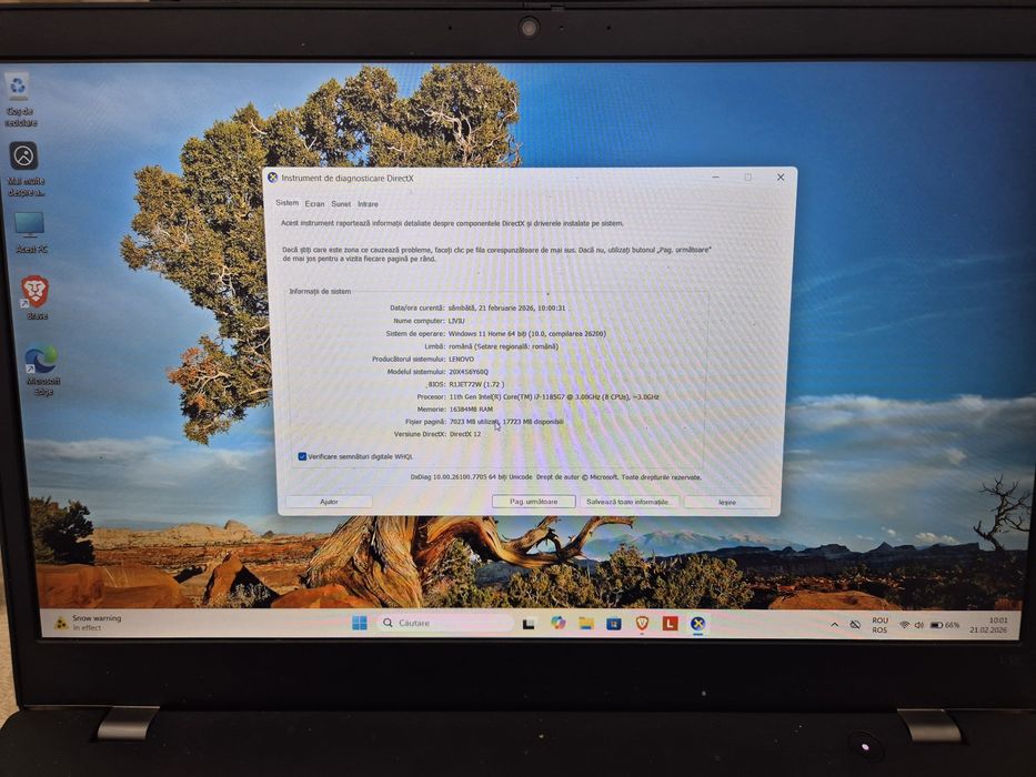 Laptop  lenovo thinkpad 15 gen 2