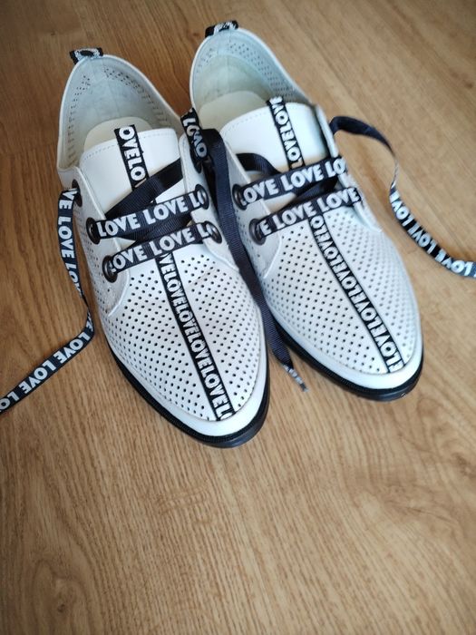 Дамски летни обувки естествена кожа