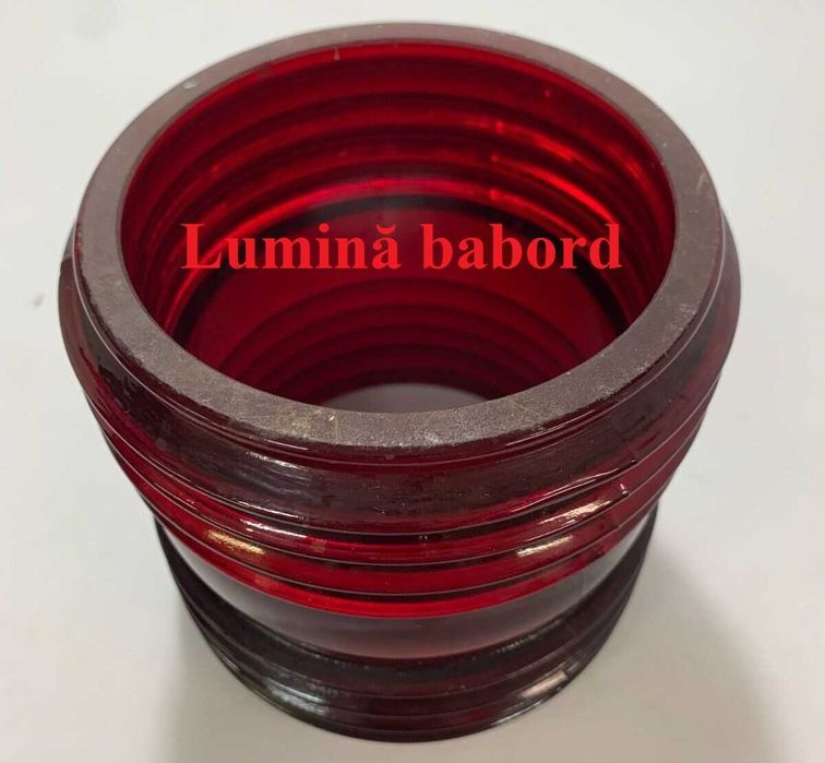 Lentile Fresnel...de vapor-corabie... babord-roșu și verde la tribord
