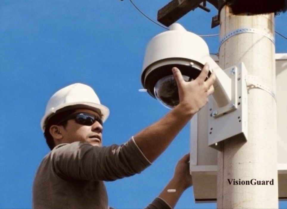 Установка ip камера видеонаблюдение