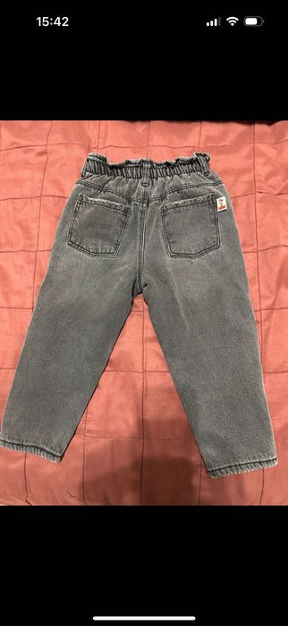 Blugi Zara 2-3 ani cu Minnie, captusiti