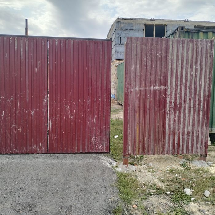 Забор     ворота