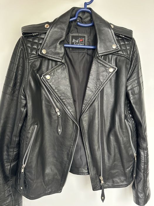 Geaca de piele naturala dama L