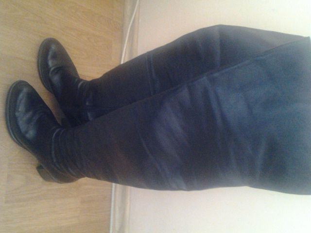 cizme inalte din piele marime 37