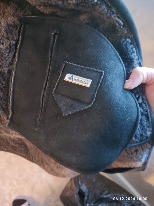 Дубленка мужская натуральная. Очки солцезащитные