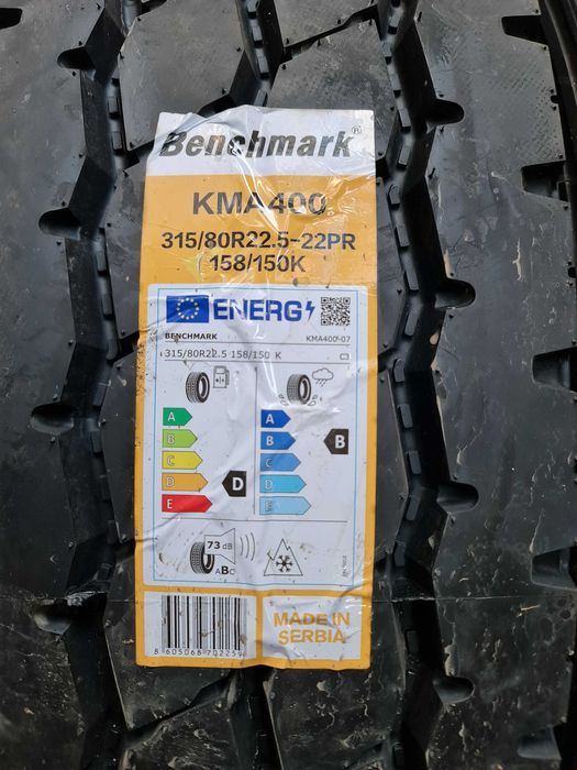 Anvelope noi camion 315/80R22.5 BENCHMARK ON OFF cauciucuri basculanta