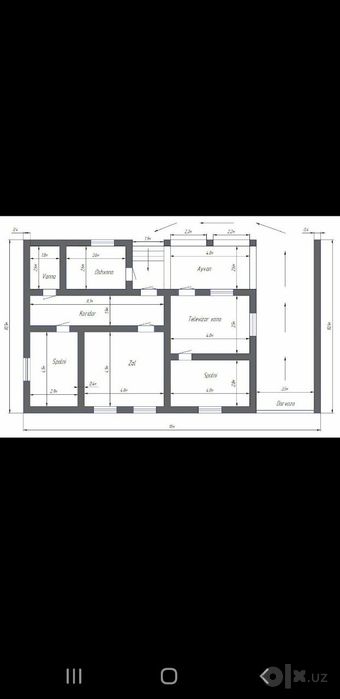 Олмалик шахар Бустон МФЙ (ДСК) 6 сотх