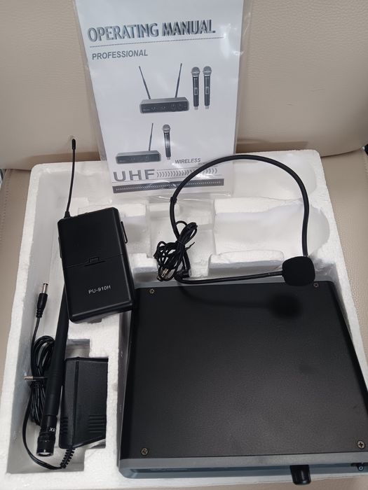 безжичен микрофон за глава Headset PU-910H