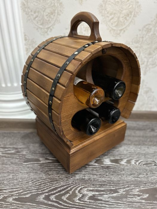 Деревянный винный мини-бар