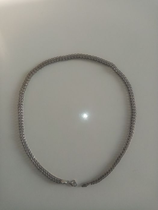 Серебро цепочка длина  52см.