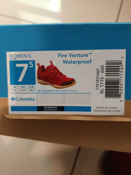 Bocanci Columbia Fire Venture Low 38.5