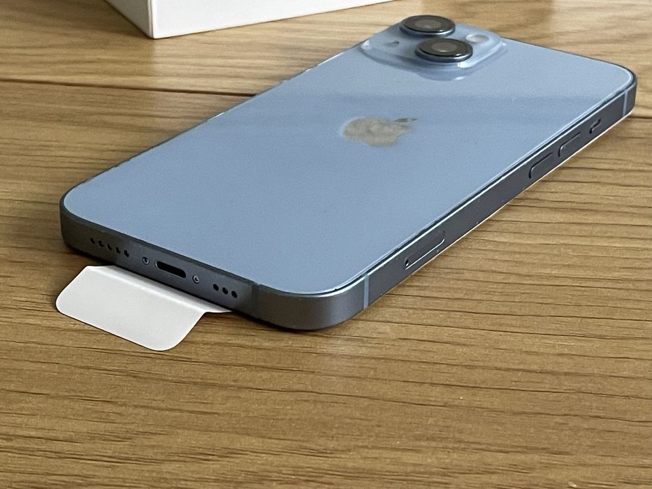 Бартер iPhone 14 128gb blue 100%