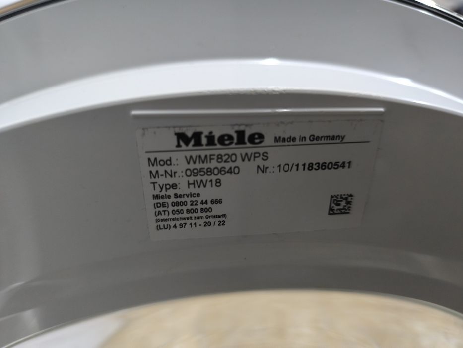 Пералня Miele WMF 820 WPS - 8кг. PowerWash - 1600об.
