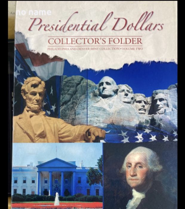 Класьор за монети - САЩ президенти долари