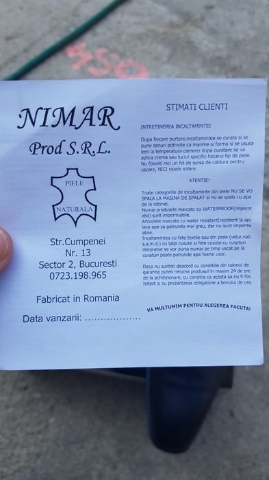 Vand pereche de pantofi barbatesti