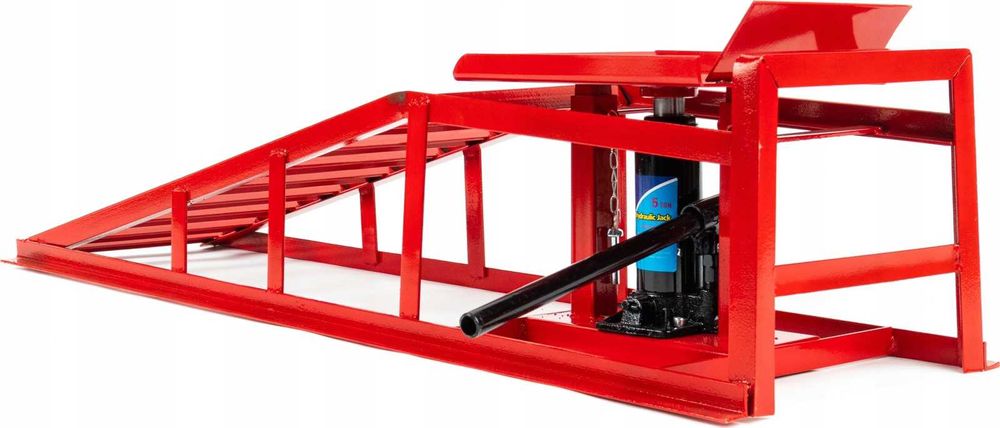 Професионален Комплект от 2 рампи за кола по 5 тона с крик Mar-Pol