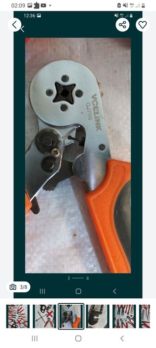 Knipex  clește sertizat  cablu trusa