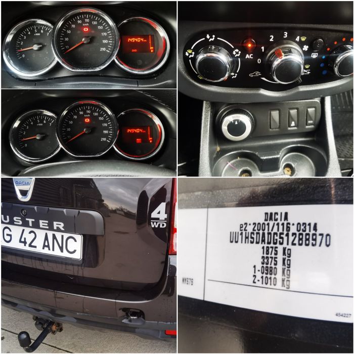 Duster 4x4 diesel fara Ad Blue Prestige full Navi Jante Carlig