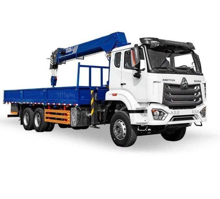 Manipulyator 12 t kran yangi 320 ot kuchi avtokran
