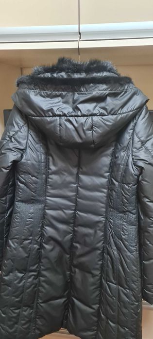 jacheta neagra din fas culoare neagra, marime 44