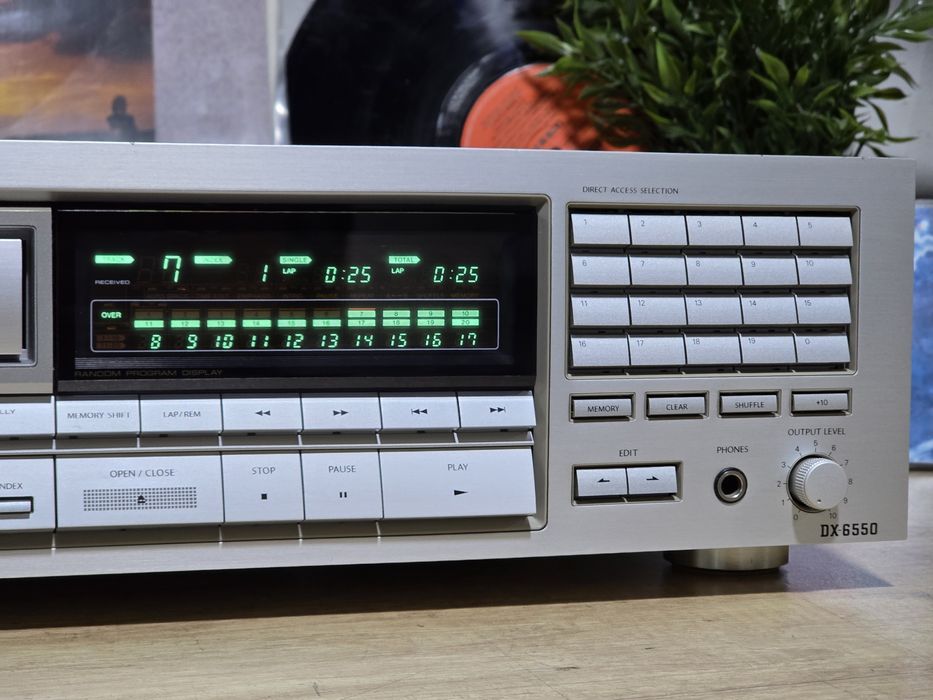 Cd player ONKYO integra DX-6550, varf de serie, hifi stereo, argintiu