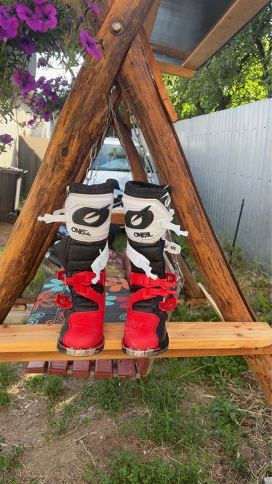 Cizme Enduro Oneal Red