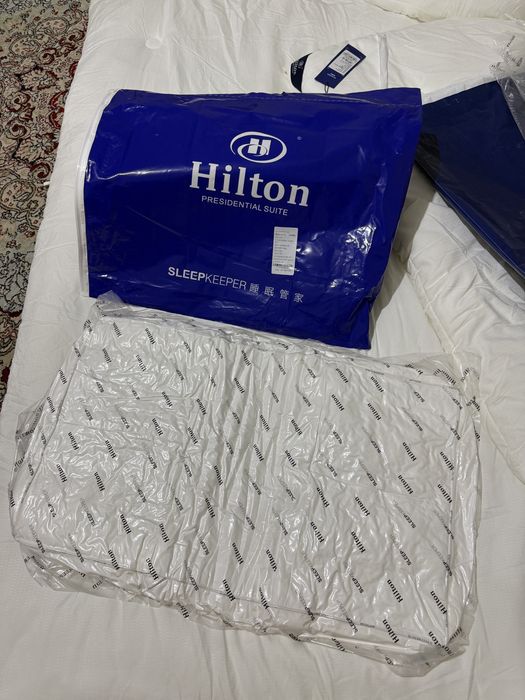 Hilton.Әлемдік бренд.Көрпе, жастық, наматрасник