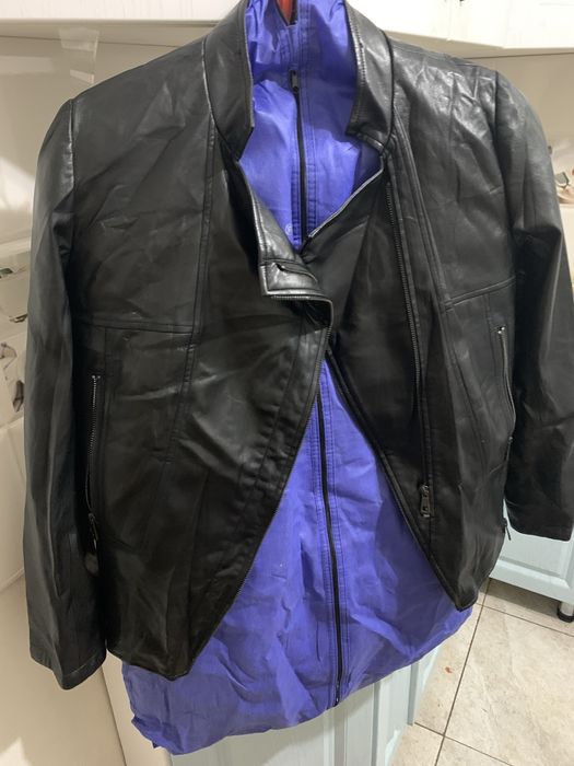 Кожанный куртка 44-46 размер