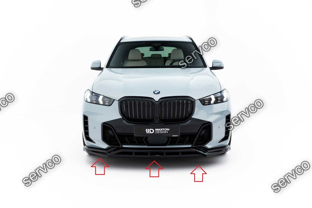 Pachet Set Splitter Exterior Lip Prelungiri Body kit tuning Bmw X5 G05 M-Pachet Facelift 2023- v7 - Maxton Design